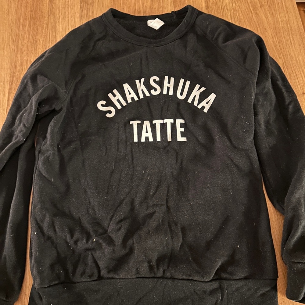 Tatte Black Crewneck Women’s Sweatshirt